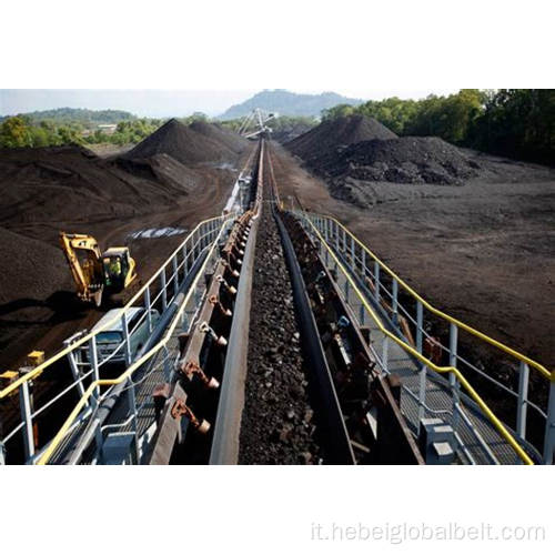 Cintura di trasportatore di gomma di qualità per carbone